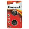 photo Panasonic 2 piles boutons CR2032, 3V