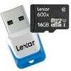 photo Lexar 16GB microSDHC UHS-I High Speed 600x avec lecteur (Class 10) 