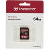 Cartes mémoires Transcend SDXC Premium 64 Go UHS-I (Class 10 - 60MB/s)