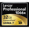 photo Lexar CompactFlash 32 Go Professional 1066x (160 MB/s)