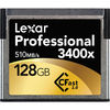 photo Lexar Carte CFast 2.0 128 Go Professional 3400x (510Mb/s)