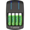 photo Varta Chargeur secteur + 4 piles AA rechargeables 2100mAh
