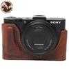 photo Ciesta Etui en cuir pour Sony RX100 / RX100 II / RX100 III - Marron Giano