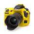 Coque silicone pour Nikon D810 - Jaune