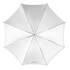 Parapluie blanc satiné neutre 81 cm