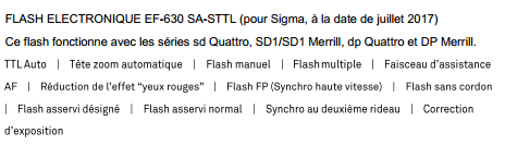 SIGMA ELECTRONIC FLASH EF-610 DG SUPER PA-PTTL pour PENTAX EUR 79,00 - FR