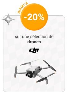 Jusqu'à -20% sur une sélection de drones DJI