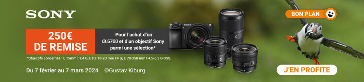 Sony A6700 + obj -250€ - Categ