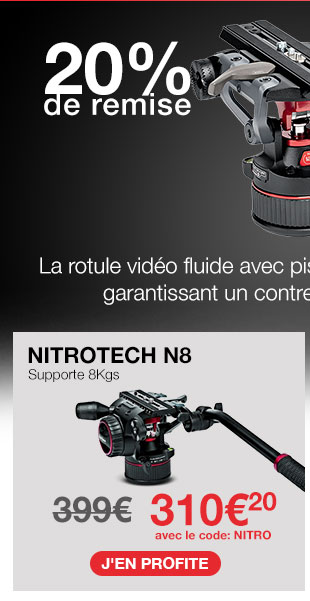  Rotule vidéo NitroTech N8