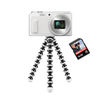 photo Panasonic Lumix DMC-TZ57 - blanc + carte SD 16GB + trépied flexible