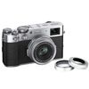 Appareil photo compact / bridge numérique Fujifilm X100V Argent + JJC Weather Resistant Kit F-WX100V