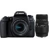 photo Canon EOS 77D + 18-55mm + Sigma 70-300mm