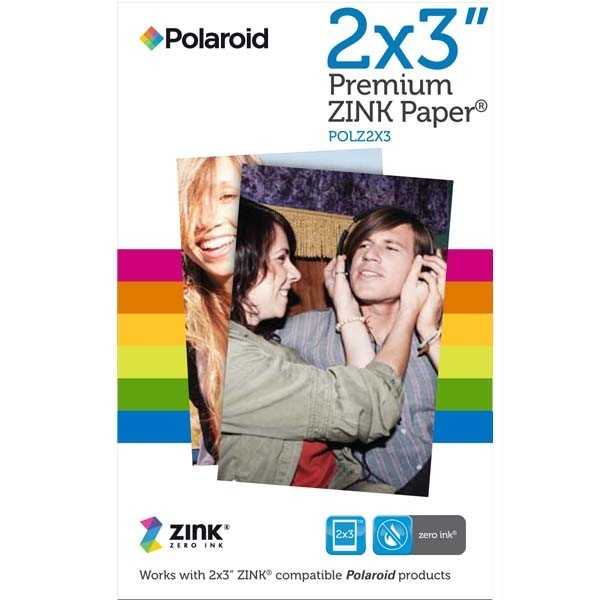 2x3'' Zink Papier Photo à Dos Instantané, Liene 50 Feuilles