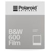 Film pellicule Polaroid 600 B&W Film noir & blanc avec cadre blanc (8 poses)