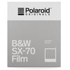 Film pellicule Polaroid SX-70 B&W Film noir & blanc avec cadre blanc (8 poses)