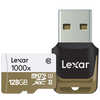 photo Lexar microSDXC 128 Go Professional UHS-II 1000x (150 MB/s) + lecteur de carte USB 3.0 