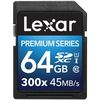 photo Lexar SDXC 64 Go Premium UHS-I 300x (45MB/s)