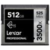 photo Lexar CFast 512 Go Professional 3500x (525Mb/s)