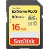 photo SanDisk SDHC 16 Go Extreme Plus UHS-I 600x (90 Mb/s)