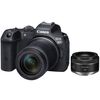 Appareil photo Hybride à objectifs interchangeables Canon EOS R7 + 18-150mm + 50mm f/1.8