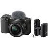 Appareil photo Hybride à objectifs interchangeables Sony ZV-E10 + 16-50mm + micro ECM-W2BT