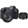 Appareil photo Hybride à objectifs interchangeables Canon EOS R6 II + 24-105mm F4 + 50mm F1.8