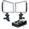 Torches Photo Video Cineroid Kit Duo panneaux LED bi-color avec Softbox DL50
