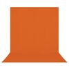 Fonds de studio photo Westcott Toile de fond infroissable X-Drop - Tiger Orange (8' x 13')