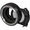 Convertisseurs de monture Canon Bague d'adaptation EF / EF-S pour EOS R avec drop-in filtre C-PL