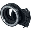 Convertisseurs de monture Canon Bague d'adaptation EF / EF-S pour EOS R avec drop-in filtre V-ND