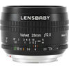 Objectif photo / vidéo Lensbaby Velvet 28mm f/2.5 Noir pour Monture L