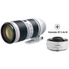 Objectif photo / vidéo Canon 70-200mm f/2.8L IS III USM + Extender EF x1.4 III