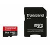 Cartes mémoires Transcend microSDXC Premium 64 Go UHS-I (90MB/s) + adaptateur SD