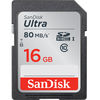 Cartes mémoires SanDisk SDHC 16 Go Ultra UHS-I 533x (80Mb/s)