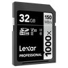Cartes mémoires Lexar SDXC 32 Go Professional UHS-II 1000x (150Mb/s) U3 CL10