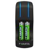 Chargeurs de piles AA AAA Varta Chargeur de poche + 4 piles AA rechargeables 2100mAh