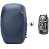 Sacs photo Peak Design Travel Backpack 30L Midnight Blue + Camera Cube Small